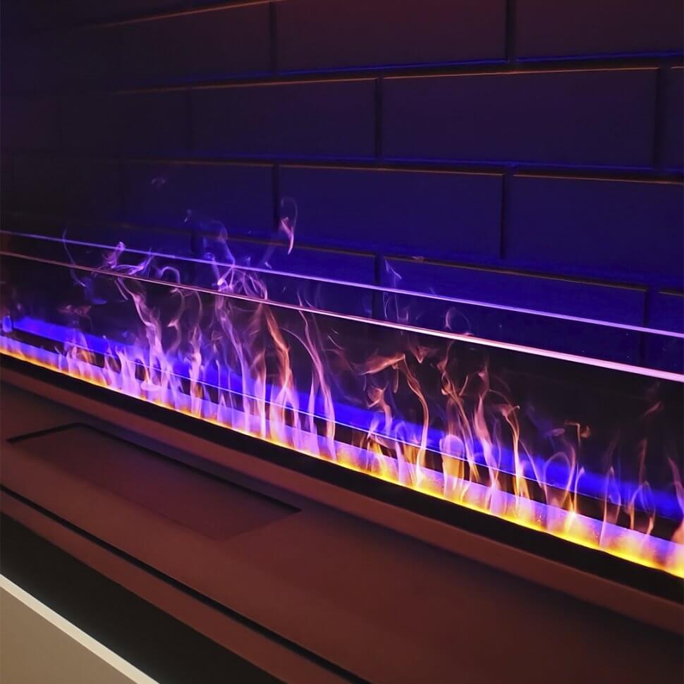 Электрический паровой очаг Schones Feuer 3D FireLine 800 черный