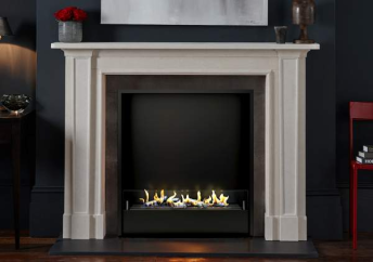 Биокамин в мраморном портале Firezo Buon gusto, стандарт